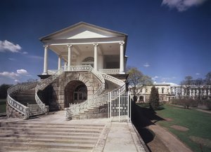 1783-1785 Tsarskoye Selo में कैथरीन पैलेस में कैमरून गैलरी
