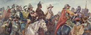 कैवेलरी एस्कॉर्टिंग कैदी (ड्राइंग)