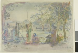 सुबह एक झील पर दृश्य द्वारा चार्ल्स एडवर्ड कोनडर