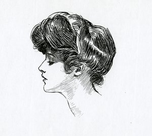 ए गिब्सन गर्ल, c.1902 द्वारा चार्ल्स डाना गिब्सन