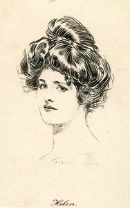 हेलेन, एक गिब्सन गर्ल, c.1900