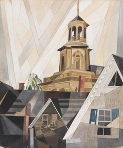 सर क्रिस्टोफर व्रेन के बाद, 1920 (wc, gouache, और कार्डबोर्ड पर ग्रेफाइट) द्वारा चार्ल्स डेमथ