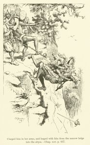 पश्चिम की ओर हो के लिए चित्रण! चार्ल्स किंग्सले द्वारा (उत्कीर्णन) द्वारा चार्ल्स एडमंड ब्रॉक