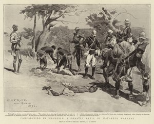 रोडेशिया में अभियान, मातबेल वारफेयर का एक गस्टली अवशेष