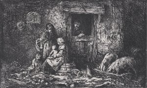 गेट टू फार्म, सीए। 1850. द्वारा चार्ल्स एमिले जेक