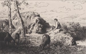 खर्चीला बेटा, सीए। 1868. द्वारा चार्ल्स एमिले जेक