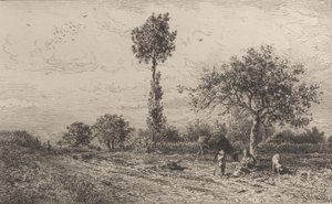 लैंडस्केप, 1864। द्वारा चार्ल्स एमिले जेक