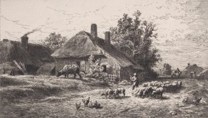 हेमलेट, 1867। द्वारा चार्ल्स एमिले जेक