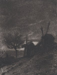 1846 में मोंटमार्ट्रे में मिल्स। द्वारा चार्ल्स एमिले जेक