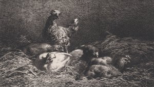 हेंस, 1867। द्वारा चार्ल्स एमिले जेक