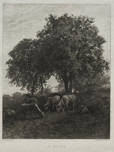 द रिपोज। द्वारा चार्ल्स एमिले जेक
