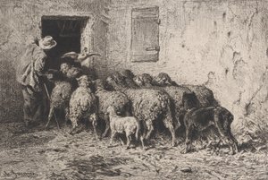 द रिटर्न, 1864। द्वारा चार्ल्स एमिले जेक