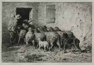द रिटर्न, 1864। द्वारा चार्ल्स एमिले जेक