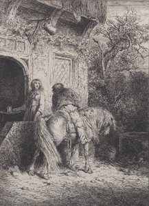 द राइडर, सीए। 1845. द्वारा चार्ल्स एमिले जेक