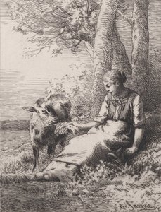 ए फ्रेंडशिप, 1867., 1867। द्वारा चार्ल्स एमिले जेक