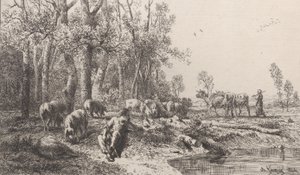 विंटर, 1864। द्वारा चार्ल्स एमिले जेक