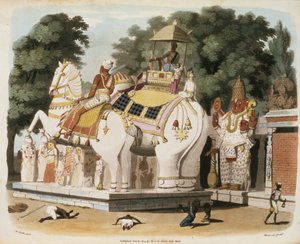मूल निवासी अपने शासक को श्रद्धांजलि देते हैं, थॉमस मेडलैंड (1755-1823) 1803 द्वारा उत्कीर्ण