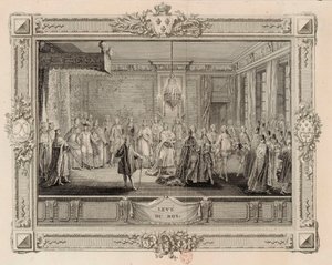 लेवे डु रॉय द लेवी ऑफ़ किंग लुई सोलहवें, 1774-1775। द्वारा चार्ल्स इमैनुएल पाटस
