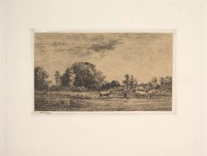 चंद्रोदय, 1861। द्वारा चार्ल्स फ्रेंकोइस डबगें