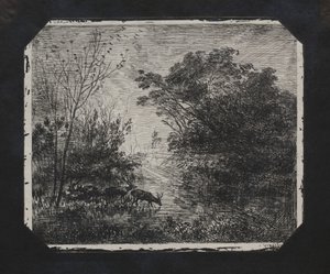हिरण, 1862। द्वारा चार्ल्स फ्रेंकोइस डबगें