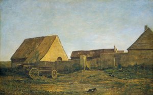 फार्म, 1855। द्वारा चार्ल्स फ्रेंकोइस डबगें