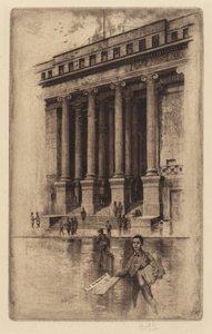 पोर्च, ओल्ड कस्टम हाउस, वॉल स्ट्रीट, 1905।
