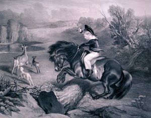 द फर्स्ट लीप, 1857 द्वारा चार्ल्स जॉर्ज लुईस