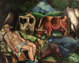 द रेस्ट, पेस्टल, 1919