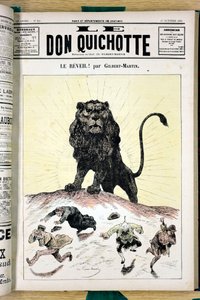 "ले डॉन क्विक्सोट" का कवर, संख्या 591, रंग में व्यंग्य द्वारा चार्ल्स गिल्बर्ट मार्टिन
