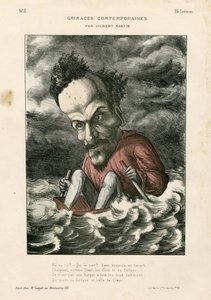 समकालीन ग्रिमेस - चार्ल्स गिल्बर्ट-मार्टिन द्वारा चित्रण (1839-1905): रोशफोर्ट हेनरी (1831-1913) - सागर द्वारा चार्ल्स गिल्बर्ट मार्टिन