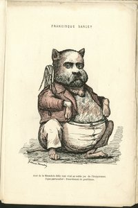 चार्ल्स गिल्बर्ट-मार्टिन (1839-1905) द्वारा "" समकालीन ग्रिमेस "" में चित्रण द्वारा चार्ल्स गिल्बर्ट मार्टिन