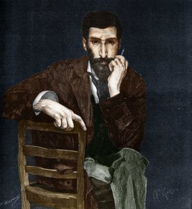 ब्रेज़ा के पियरे सवोर्गन का पोर्ट्रेट (1852-1905), फ्रांसीसी खोजकर्ता।