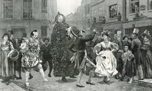 जैक-इन-द-ग्रीन - साठ साल पहले एक मई-दिन का दृश्य (यानी 1830 सी) द्वारा चार्ल्स ग्रीन