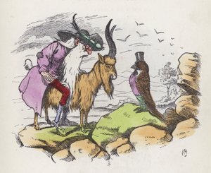 एक सबसे जिद्दी पक्षी (रंगीन उत्कीर्णन) द्वारा चार्ल्स हेनरी (बाद) बेनेट
