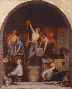 एक फर्नेस का इंटीरियर, 1865 द्वारा चार्ल्स हाउसज़