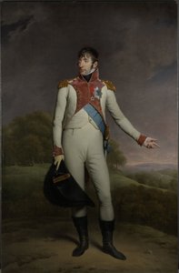 लुई नेपोलियन का पोर्ट्रेट, हॉलैंड का राजा, 1809 (कैनवास पर तेल) द्वारा चार्ल्स हॉवर्ड हॉजेस