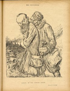 ले रीयर में चार्ल्स लिएंड्रे (1862-1934) का चित्रण, 29/05/20 - लोरियट और उनके सहयोगी लेनिन - यूएस - लेनिन, लोरियट द्वारा चार्ल्स लिएंड्रे