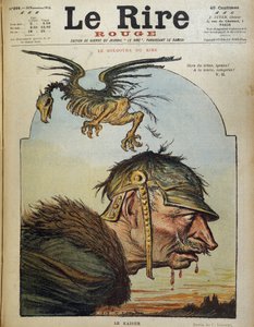ले कैसर: विलियम II - चार्ल्स लिएंड्रे द्वारा कार्टून (1862-1934) "" ले रीयर रूज "" में 16/11/1918 से द्वारा चार्ल्स लिएंड्रे