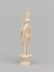 सफेद मोहरा, शतरंज का टुकड़ा, भारत, 1820 लगभग द्वारा चार्ल्स लिएंड्रे