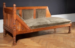 ड्राइंग-रूम सोफा, c.1874 (ओक)
