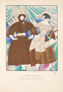 हिंदोस्तान, फैशन प्लेट्स के संग्रह से, 1920 (पोचो प्रिंट द्वारा चार्ल्स मार्टिन