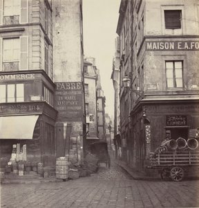 रुए मोंडेटूर, रुए रामबुतो से, 1860-70 के दशक में। द्वारा चार्ल्स मारविल