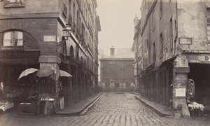 रुए डु कंट्राट-सोशल, रुए डे ला टोनेलेरी, 1864-1865। द्वारा चार्ल्स मारविल