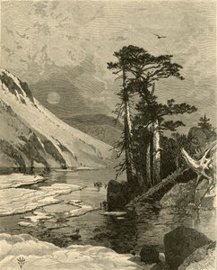जमी हुई झील, जेम्स पीक का पैर, 1874।