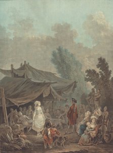 नोसे डे विलेज विलेज वेडिंग, 1785। द्वारा चार्ल्स मेल्चिएर डेसकोर्टिस