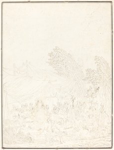 नोसे डे विलेज विलेज वेडिंग, 1785। द्वारा चार्ल्स मेल्चिएर डेसकोर्टिस
