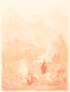 नोसे डे विलेज विलेज वेडिंग, 1785। द्वारा चार्ल्स मेल्चिएर डेसकोर्टिस