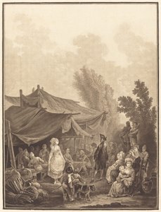 नोसे डे विलेज विलेज वेडिंग, 1785। द्वारा चार्ल्स मेल्चिएर डेसकोर्टिस