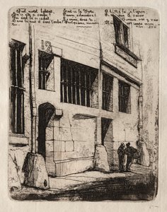एशिंग्स ऑफ़ पेरिस: द स्ट्रीट ऑफ़ द बैड बॉयज़, 1854। द्वारा चार्ल्स मेरियन
