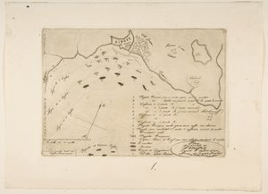 सिनोप की लड़ाई की योजना, 1853। द्वारा चार्ल्स मेरियन